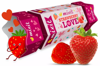 Valentýnský jahodový bonbón 40 g Mixit